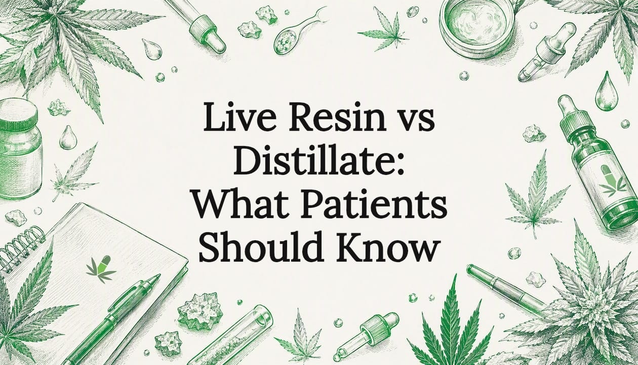 Live Resin vs Distillate: What Patients Should Know