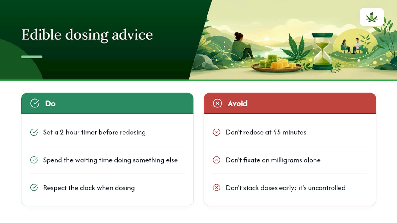 The Real Problem With Most Edible Advice — overview diagram