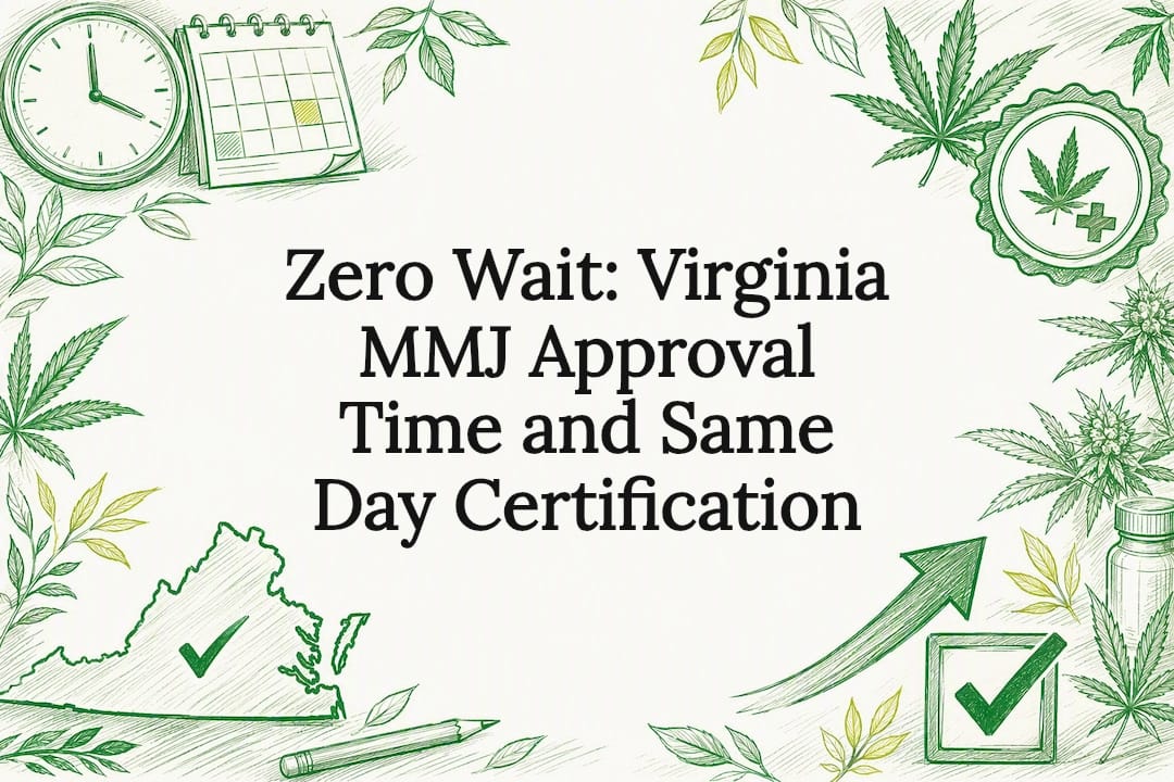 Zero Wait: Virginia MMJ Approval Time and Same Day Certification