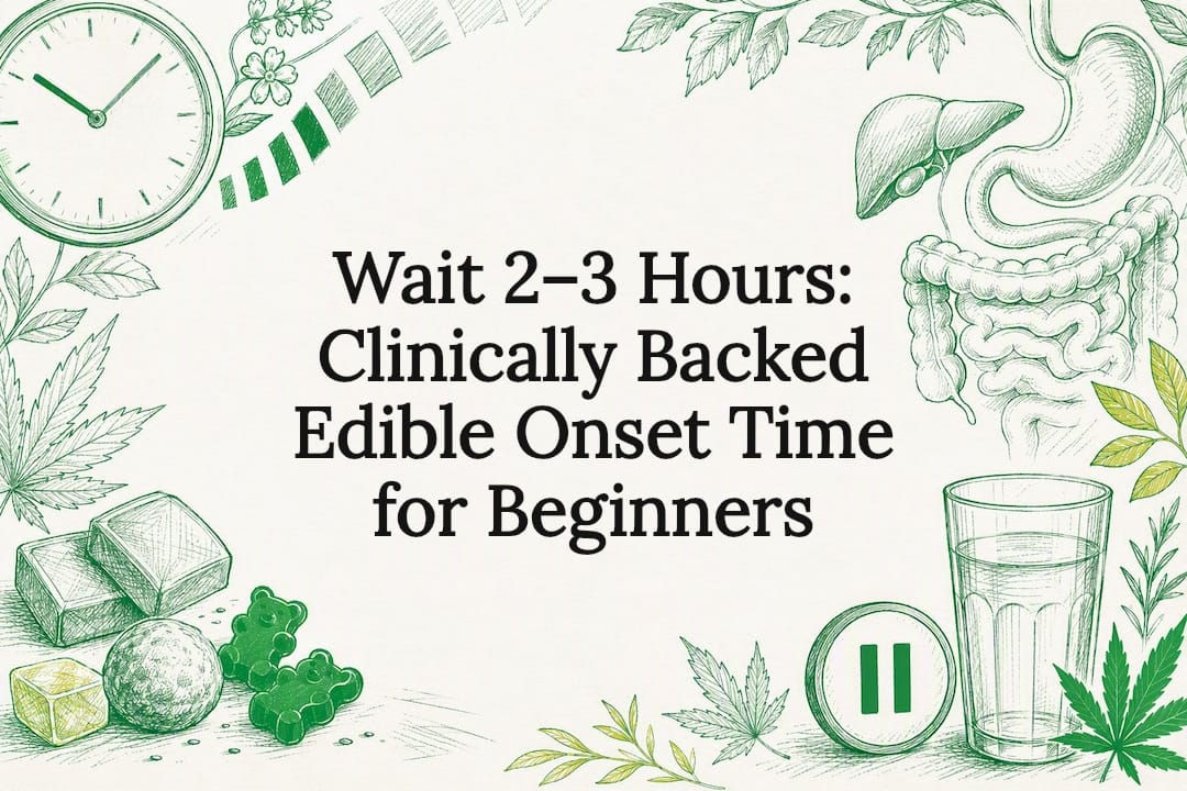Wait 2–3 Hours: Clinically Backed Edible Onset Time for Beginners