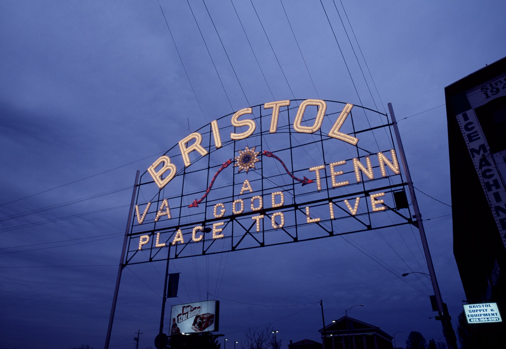 Bristol Virginia landmark sign