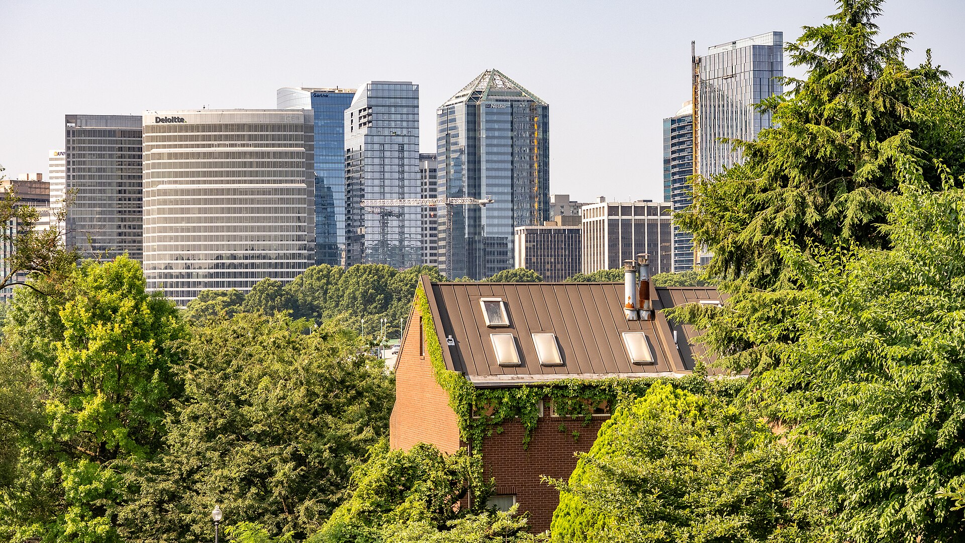 Northern Virginia skyline and regional landmark