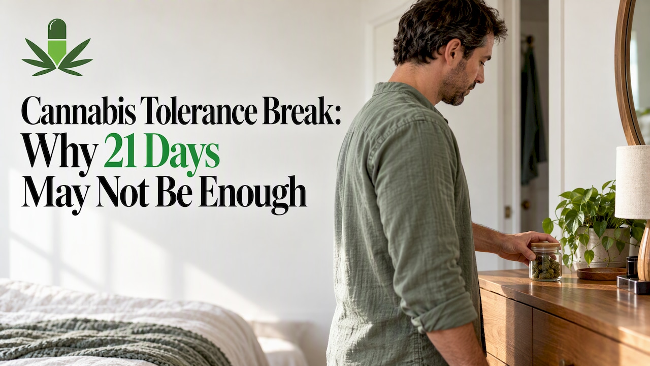 Cannabis Tolerance Break: Why 21 Days May Not Be Enough