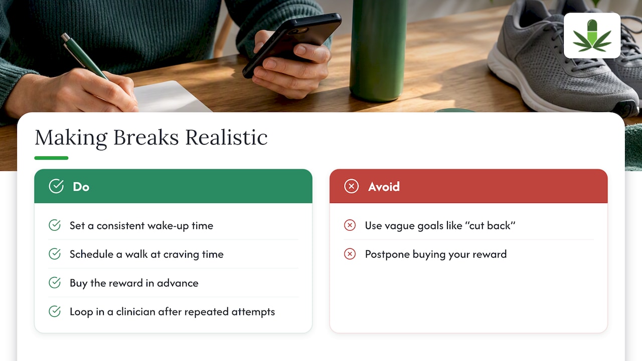 A realistic take on tolerance breaks — overview diagram